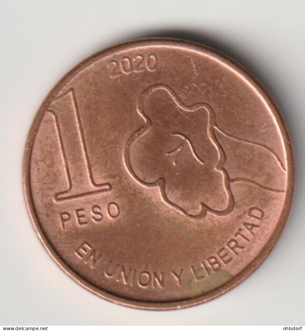 ARGENTINA 2020: 1 Peso, KM 186 - Argentine