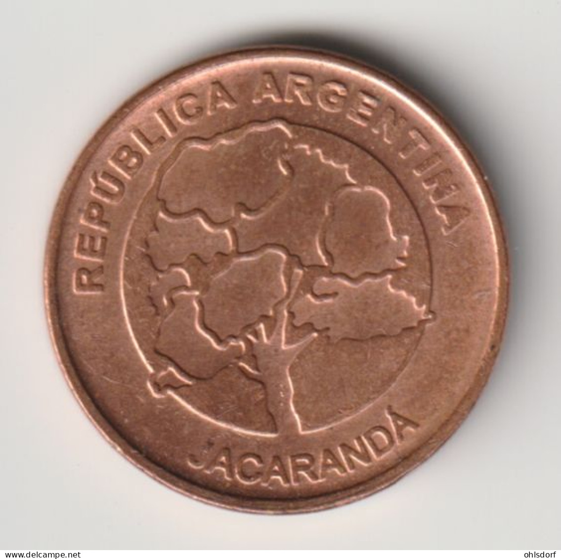 ARGENTINA 2020: 1 Peso, KM 186 - Argentina