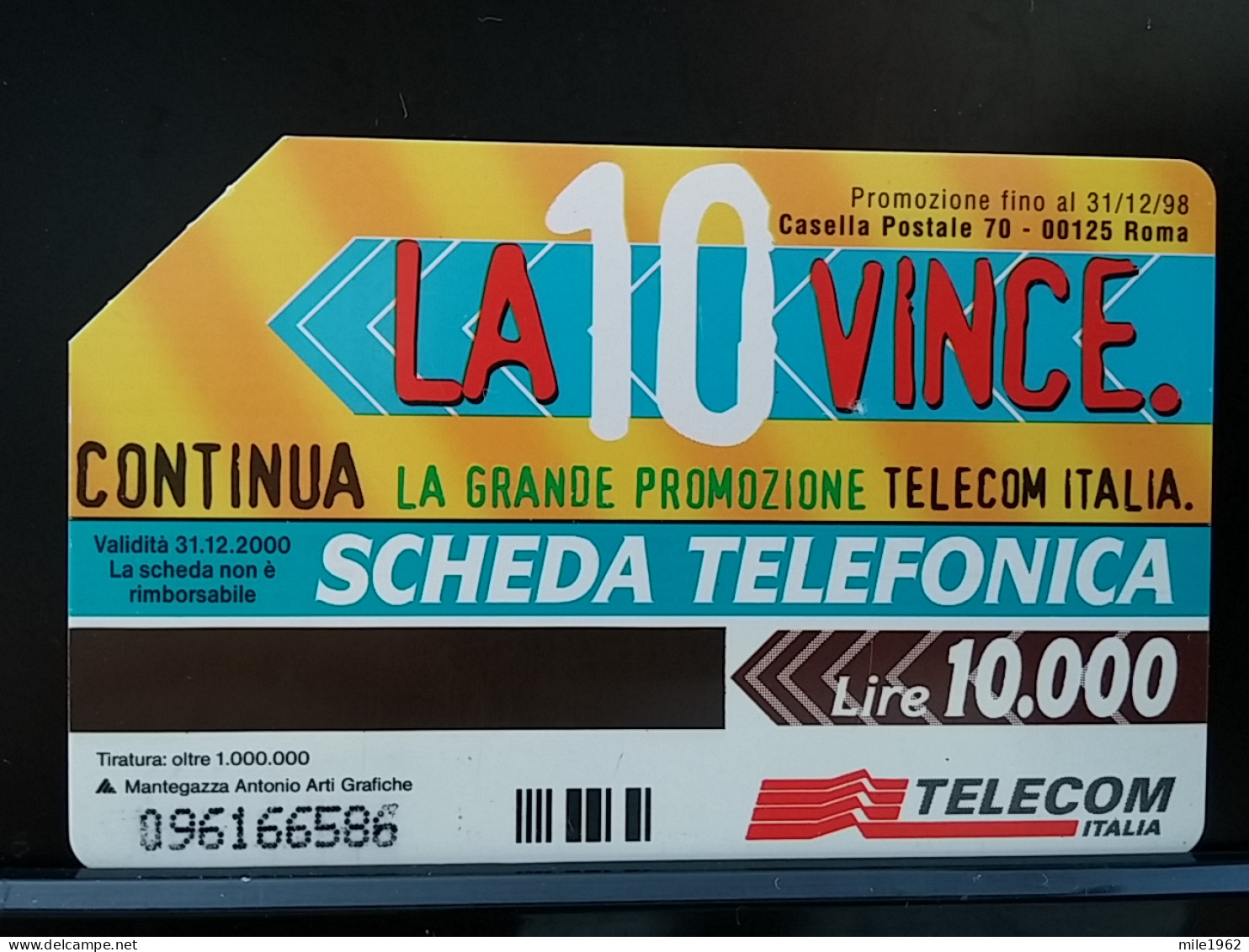 T-313 - ITALIA, ITALY TELECARD, PHONECARD, - Andere & Zonder Classificatie