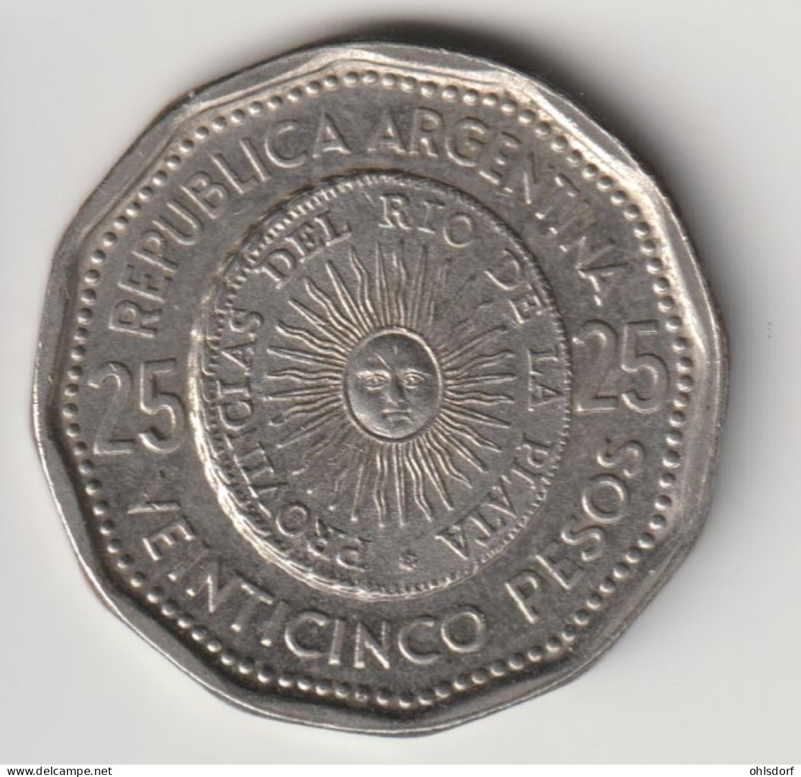 ARGENTINA 1964: 25 Pesos, KM 61 - Argentinië