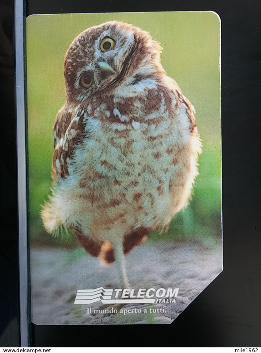 T-315 - ITALIA, ITALY TELECARD, PHONECARD, BIRD, OISEAU, OWL, HIBOU - Other & Unclassified