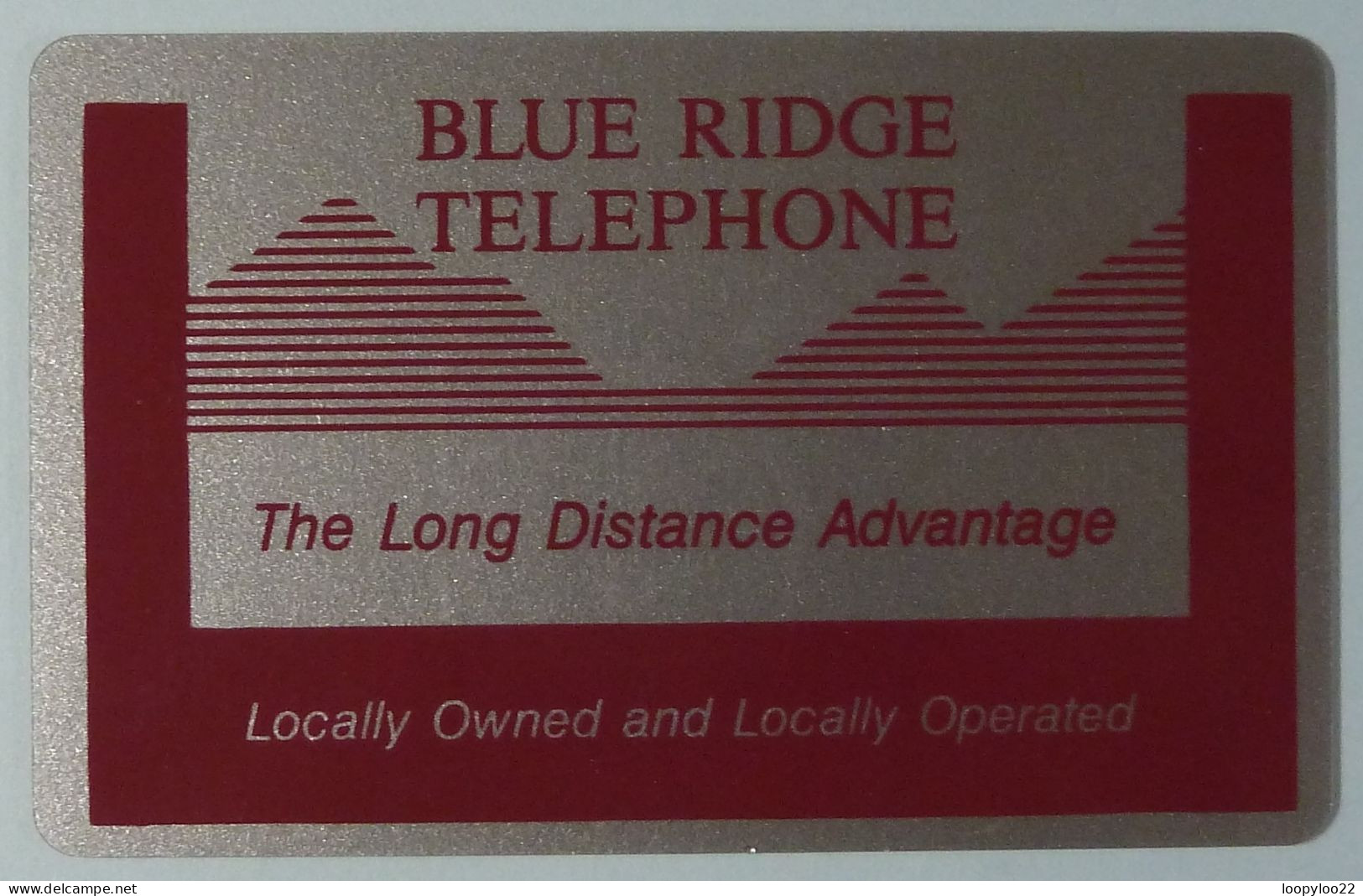 USA - BLUE RIDGE TELEPHONE - Project & Travel Calling Card - R - Other & Unclassified