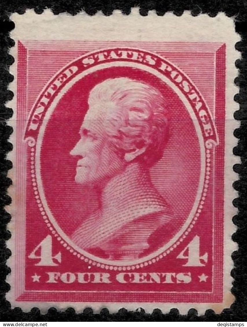 USA Stamp 1887  4 C Andrew Jackson Scott 215  MNG - Used Stamps