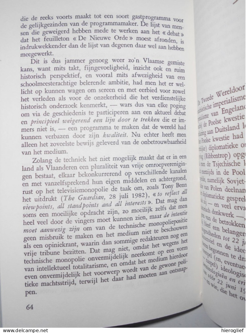 DE NIEUWE ORDE Door Mark Grammens 1983 Staatsorde Nazi-Duitsland Wereldoorlog 2 WWII WOII - Oorlog 1939-45