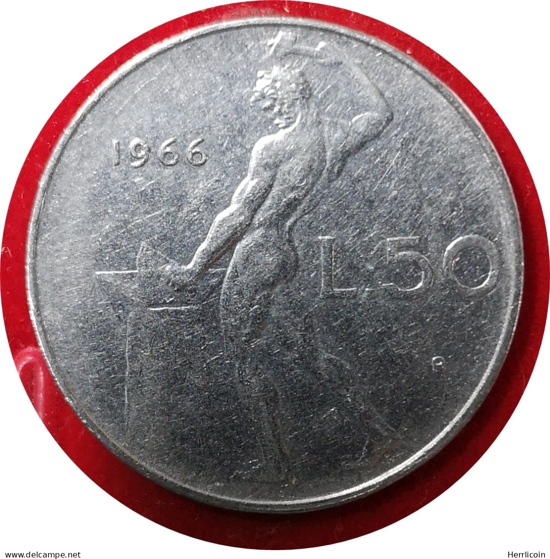 1966 - 50 Lire Grand Module - Italie [KM#95.1] - 50 Lire