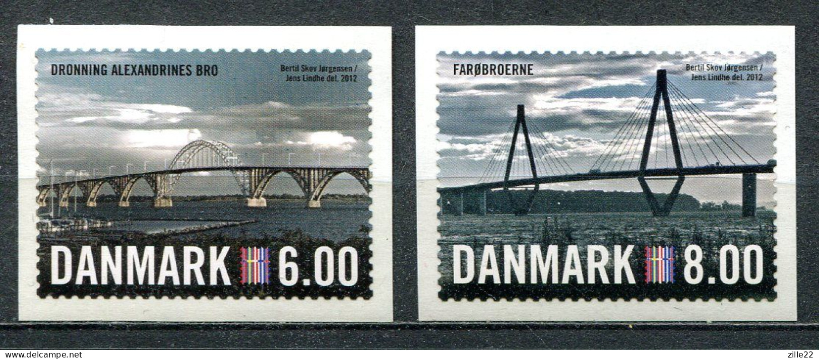 Dänemark Denmark Postfrisch/MNH Year 2012 - Nordia - Bridges - Unused Stamps