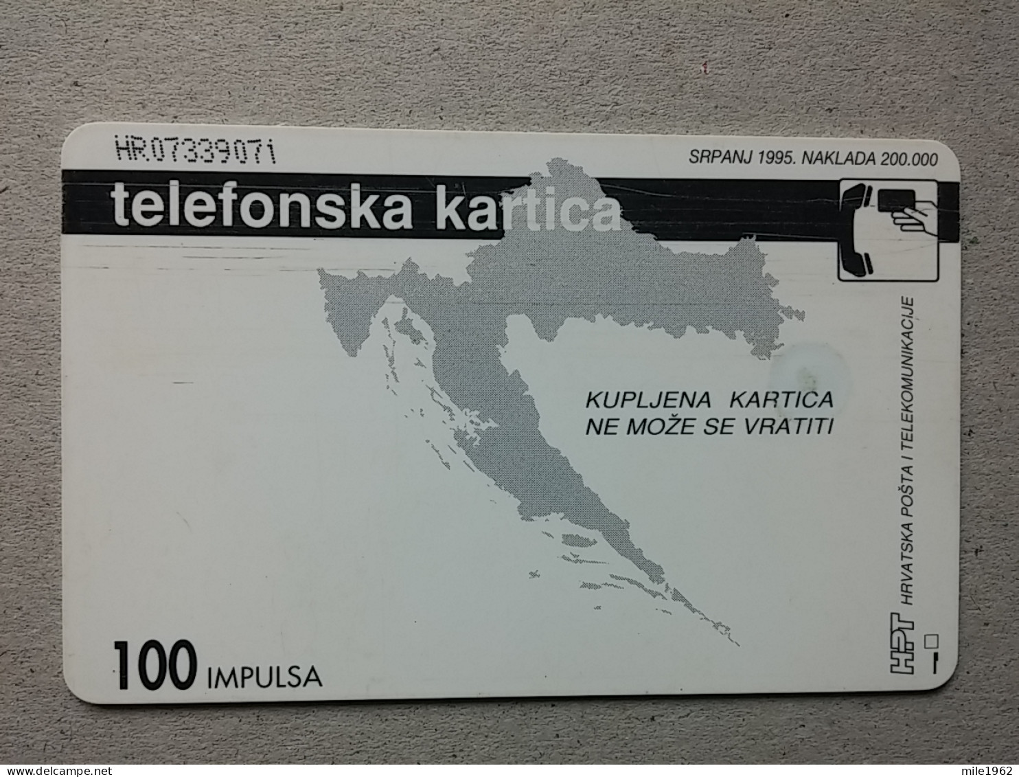 T-326 - CROATIA, TELECARD, PHONECARD,  - Kroatië