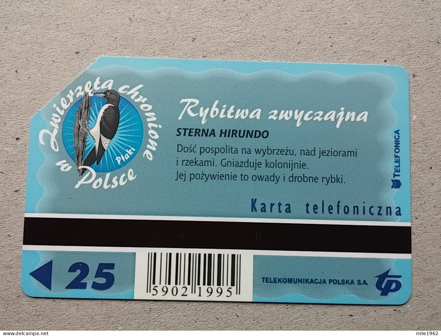 T-327 - POLAND, POLSKA, TELECARD, PHONECARD, BIRD, OISEAU - Polonia