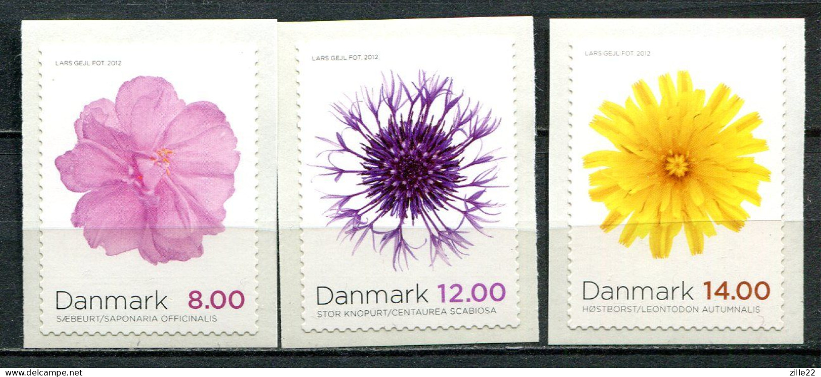 Dänemark Denmark Postfrisch/MNH Year 2012 - Flora Flowers - Unused Stamps