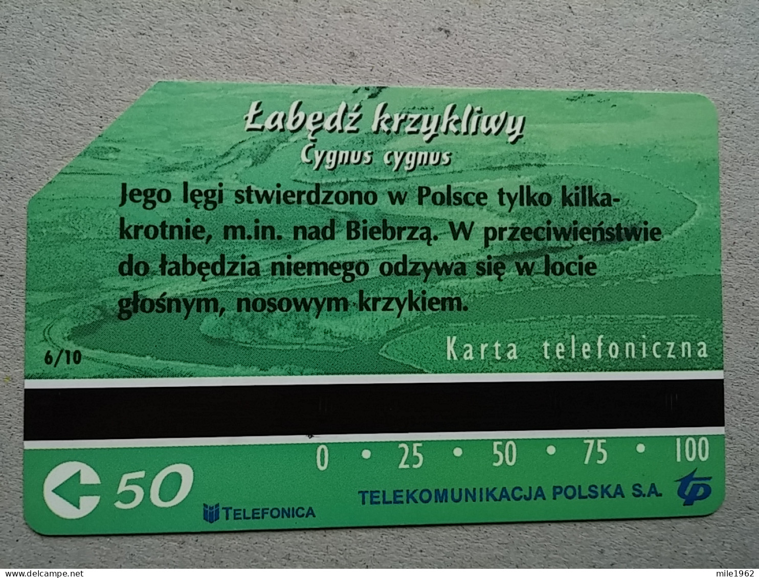 T-327 - POLAND, POLSKA, TELECARD, PHONECARD, BIRD, OISEAU - Pologne