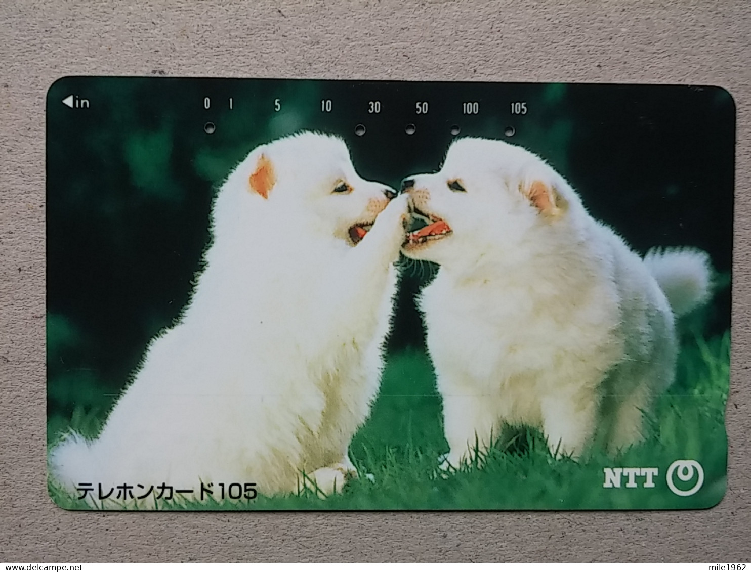 T-328 - JAPAN, TELECARD, PHONECARD, Dog, Chien, NTT 111-074 - Hunde