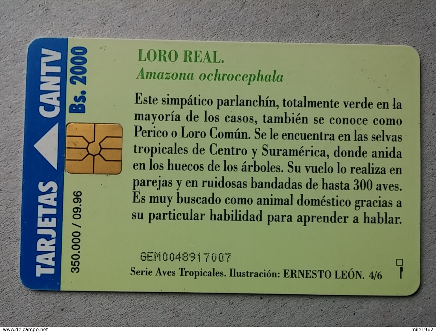 T-329 - BRASIL, BRAZIL, TELECARD, PHONECARD, BIRD, OISEAU - Brésil