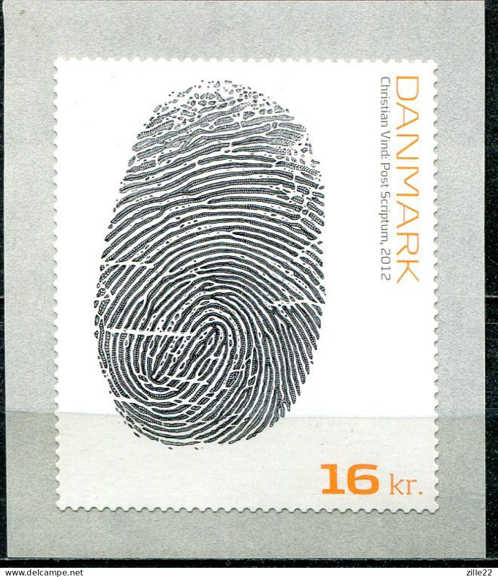 Dänemark Denmark Postfrisch/MNH Year 2012 - Modern Art - Fingerprint - Ongebruikt