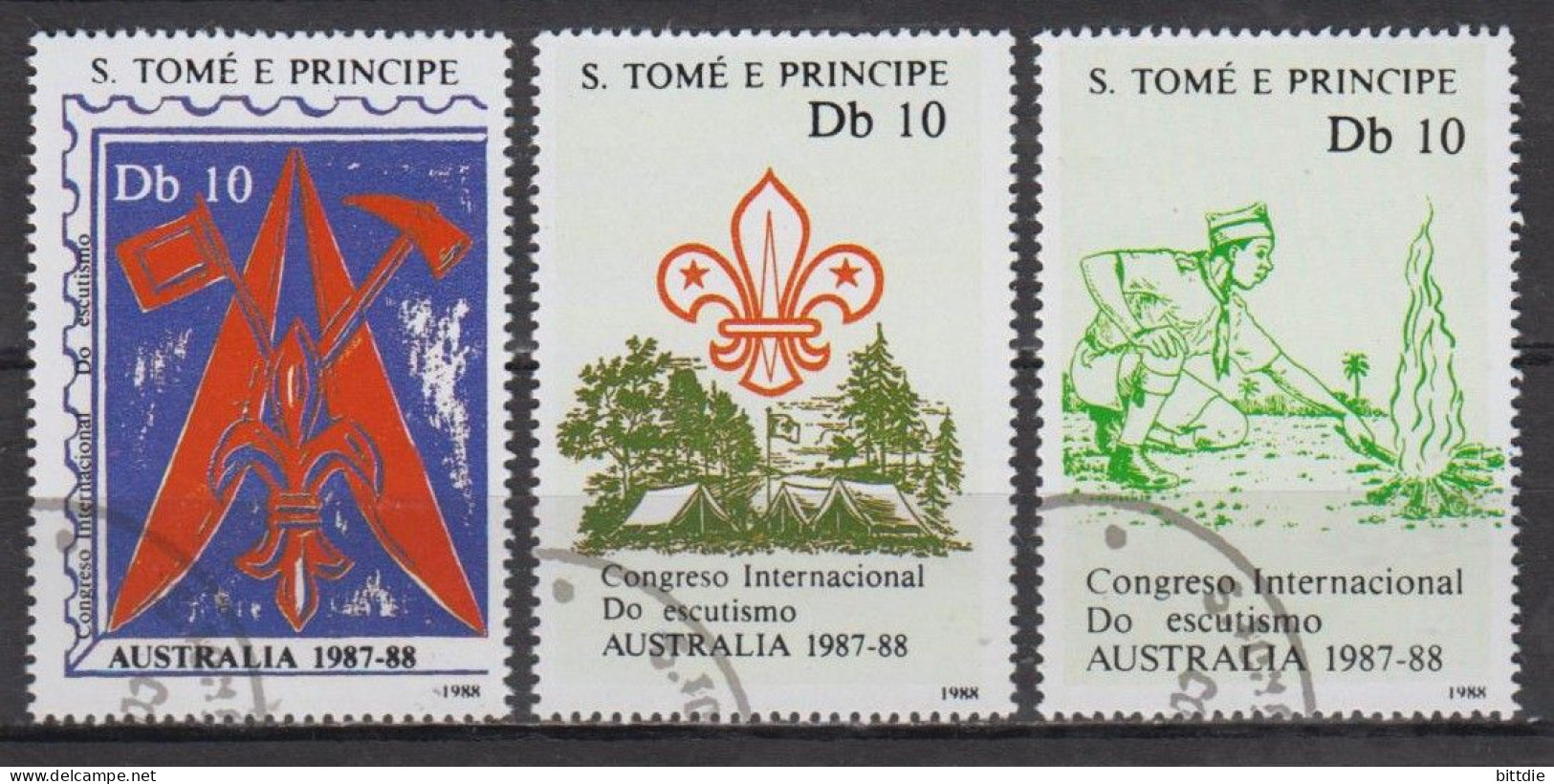 Pfadfinder, S.Tomé  1068/71 , O  (U 8538) - Used Stamps