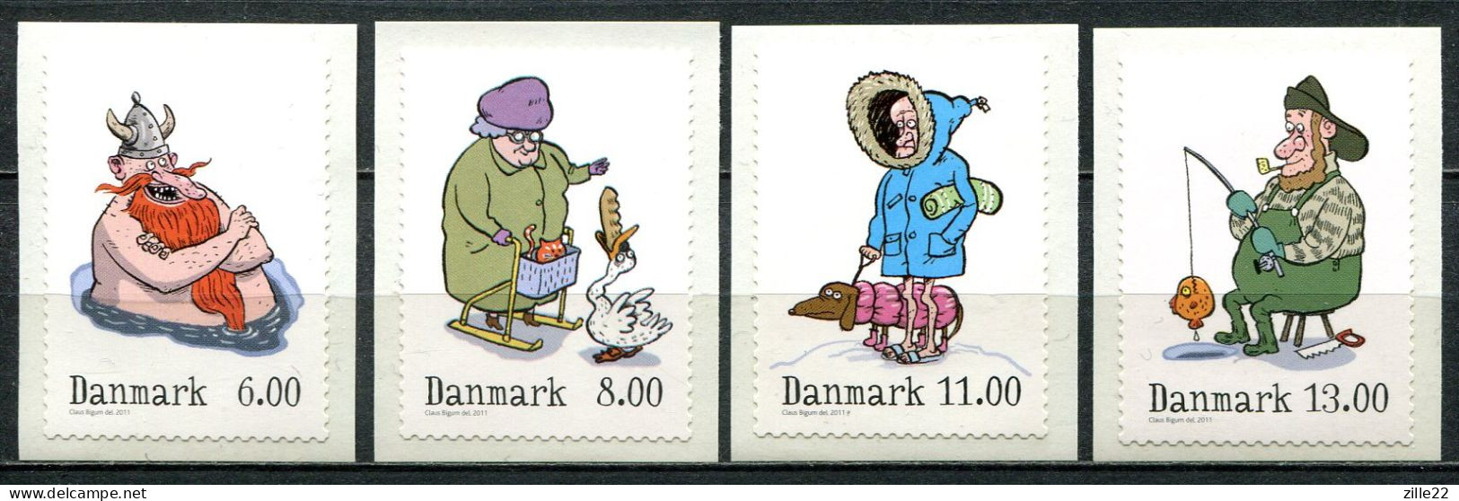 Dänemark Denmark Postfrisch/MNH Year 2011 - Winter Cartoons - Nuovi