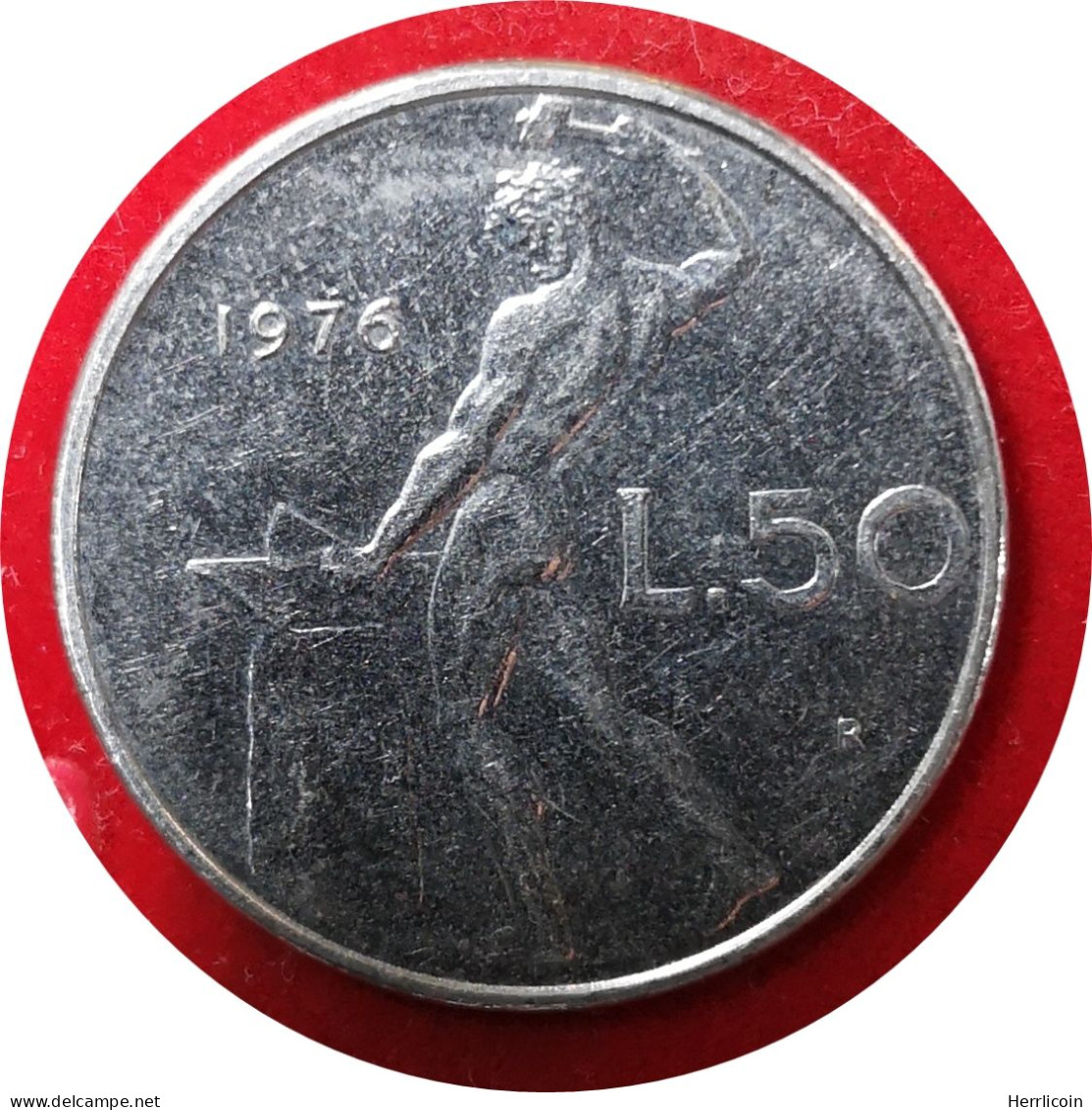 1976 - 50 Lire Grand Module - Italie [KM#95.1] - 50 Lire