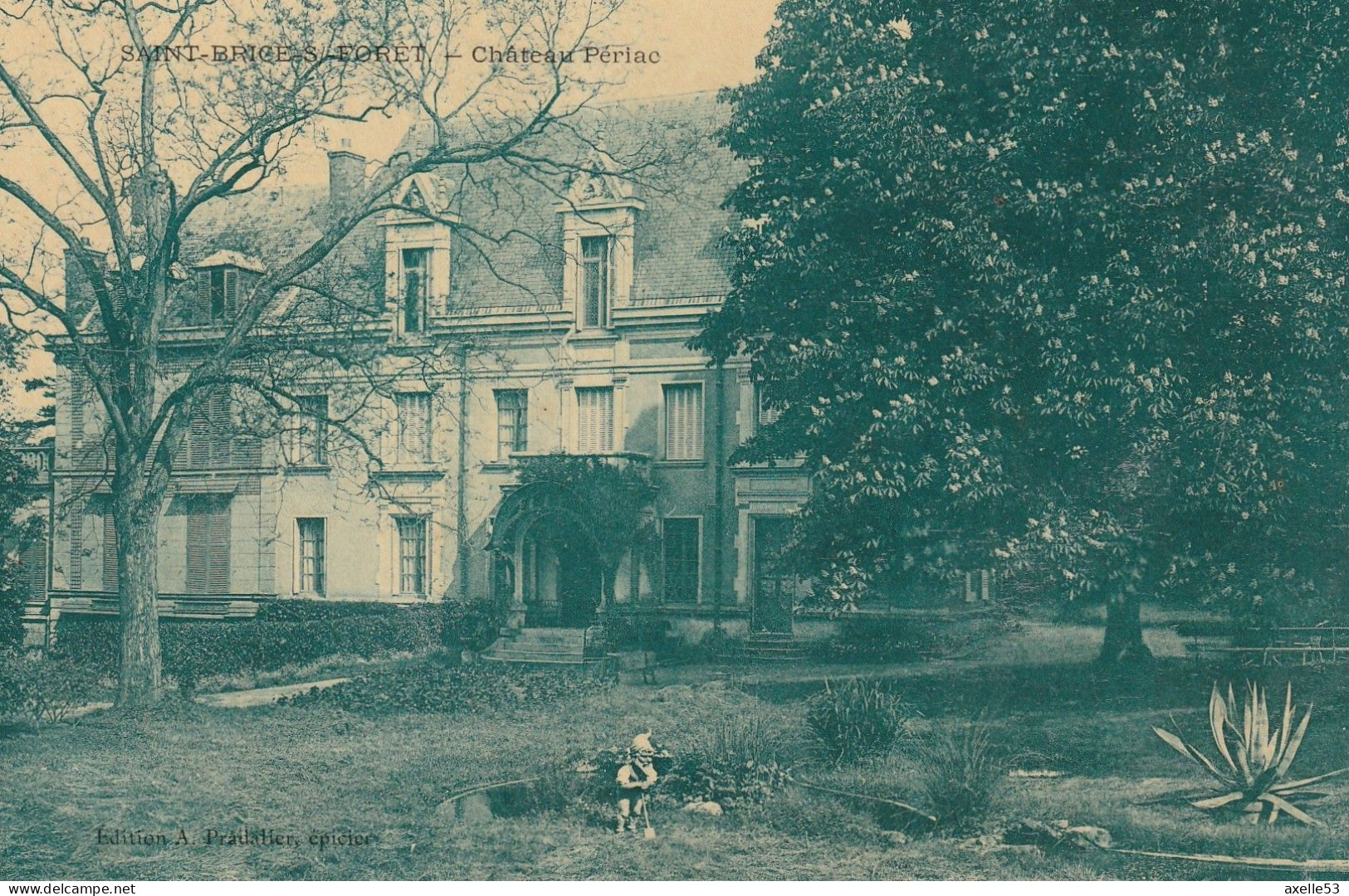 Saint-Brice-S/-Foret 95 (9658) Château Périac, Carte Glacée - Rare - Saint-Brice-sous-Forêt