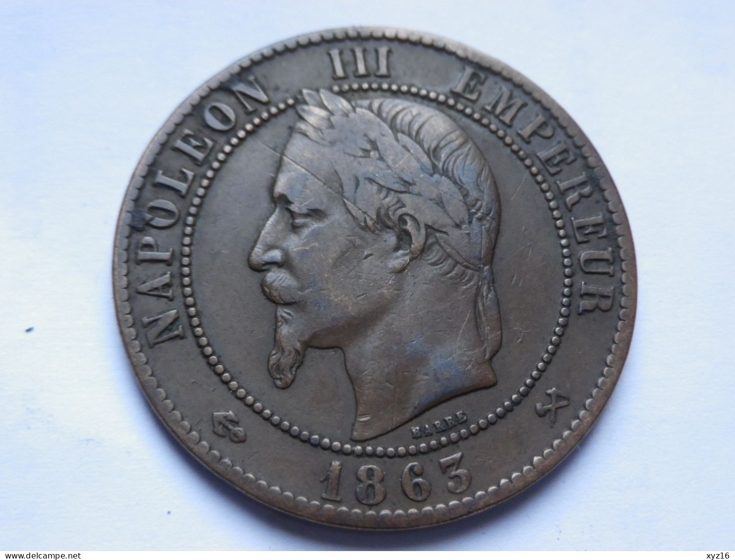 10 Centimes N III 1863 K - 10 Centimes