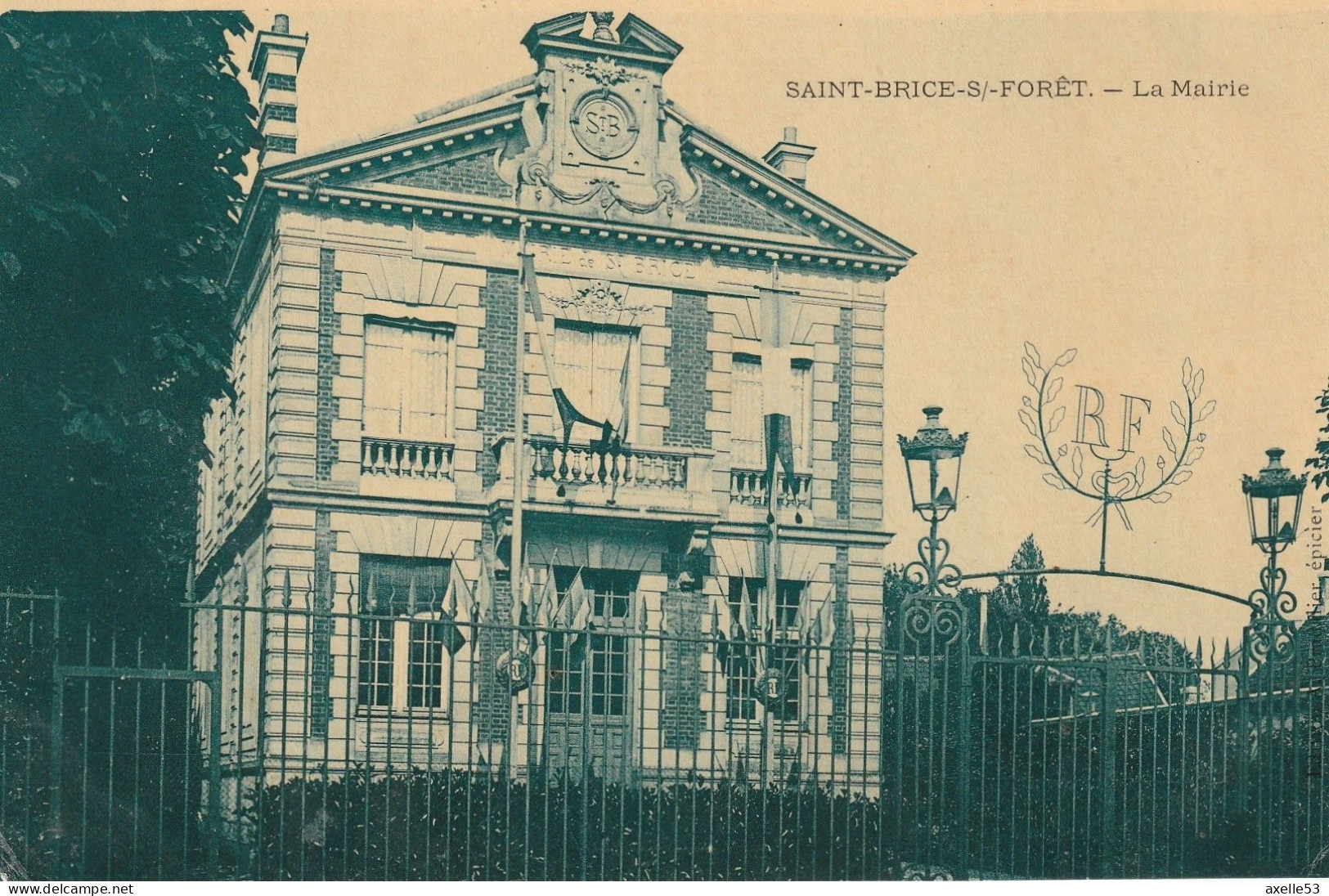 Saint-Brice-S/-Foret 95 (9662) La Mairie, Carte Glacée - Saint-Brice-sous-Forêt