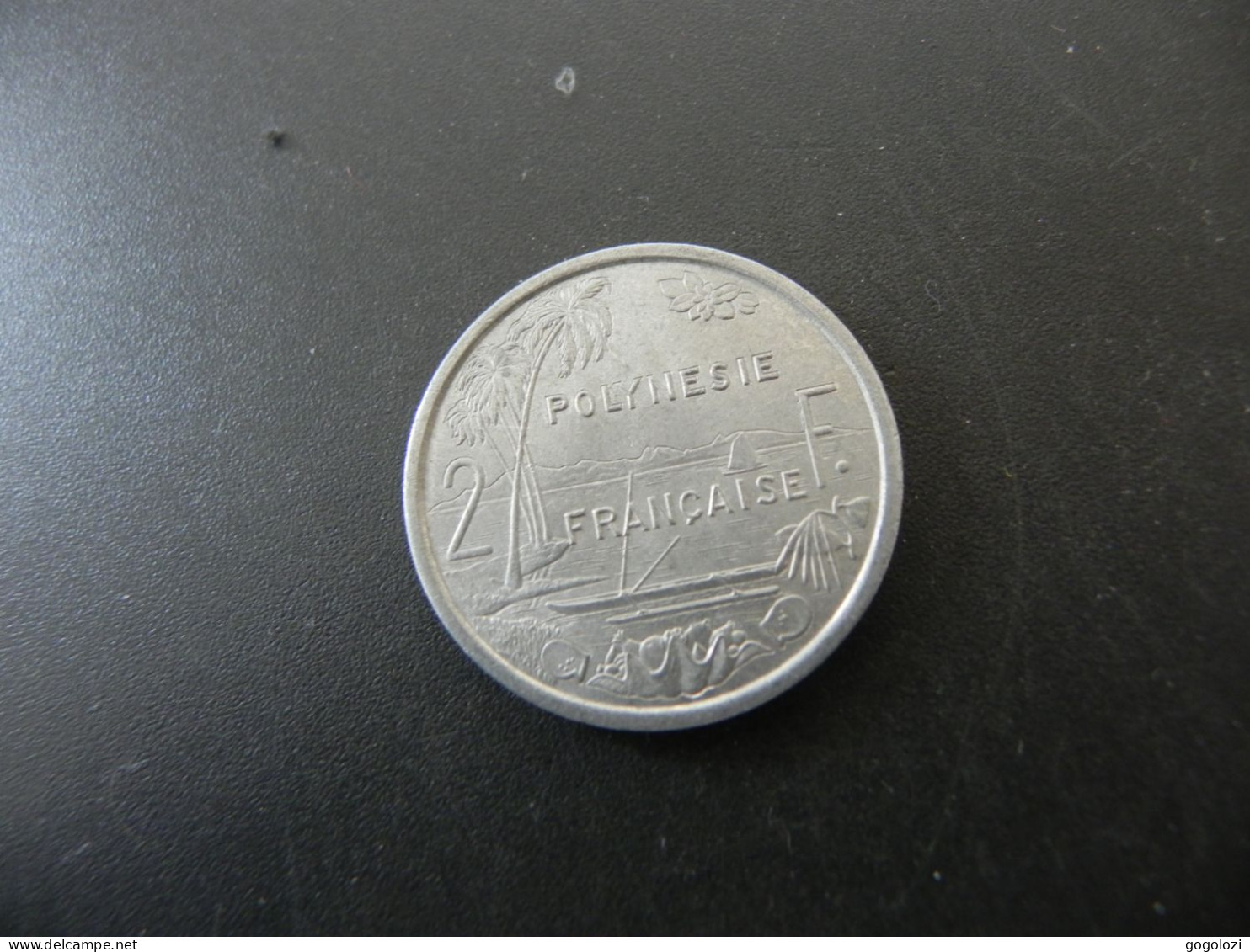 Polynesie Française 2 Francs 1975 - Polinesia Francese