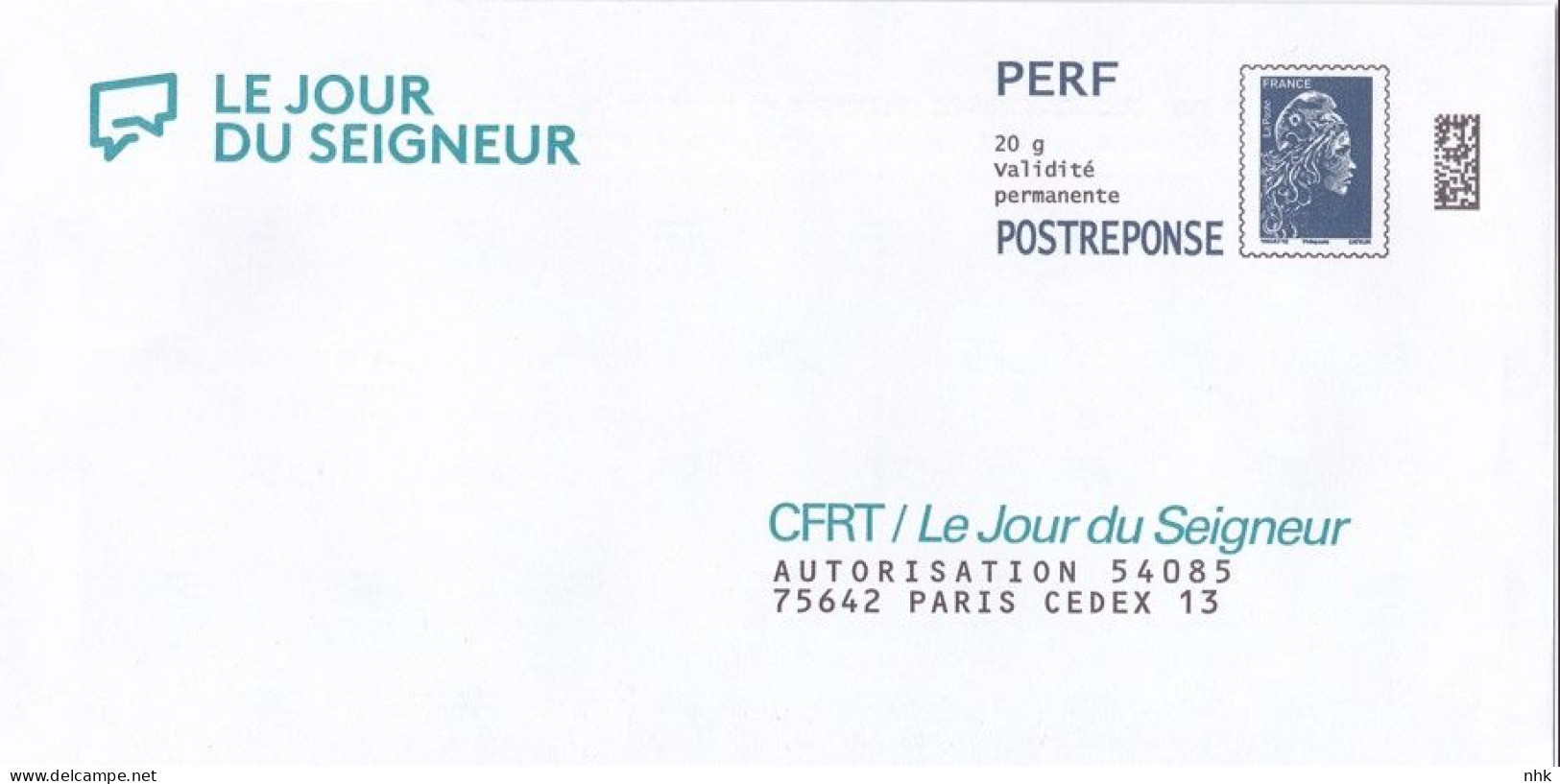 Entiers Postaux : Enveloppe Réponse Type L'Engagée PERF CFRT 421781 ** - Prêts-à-poster:Answer/Marianne L'Engagée