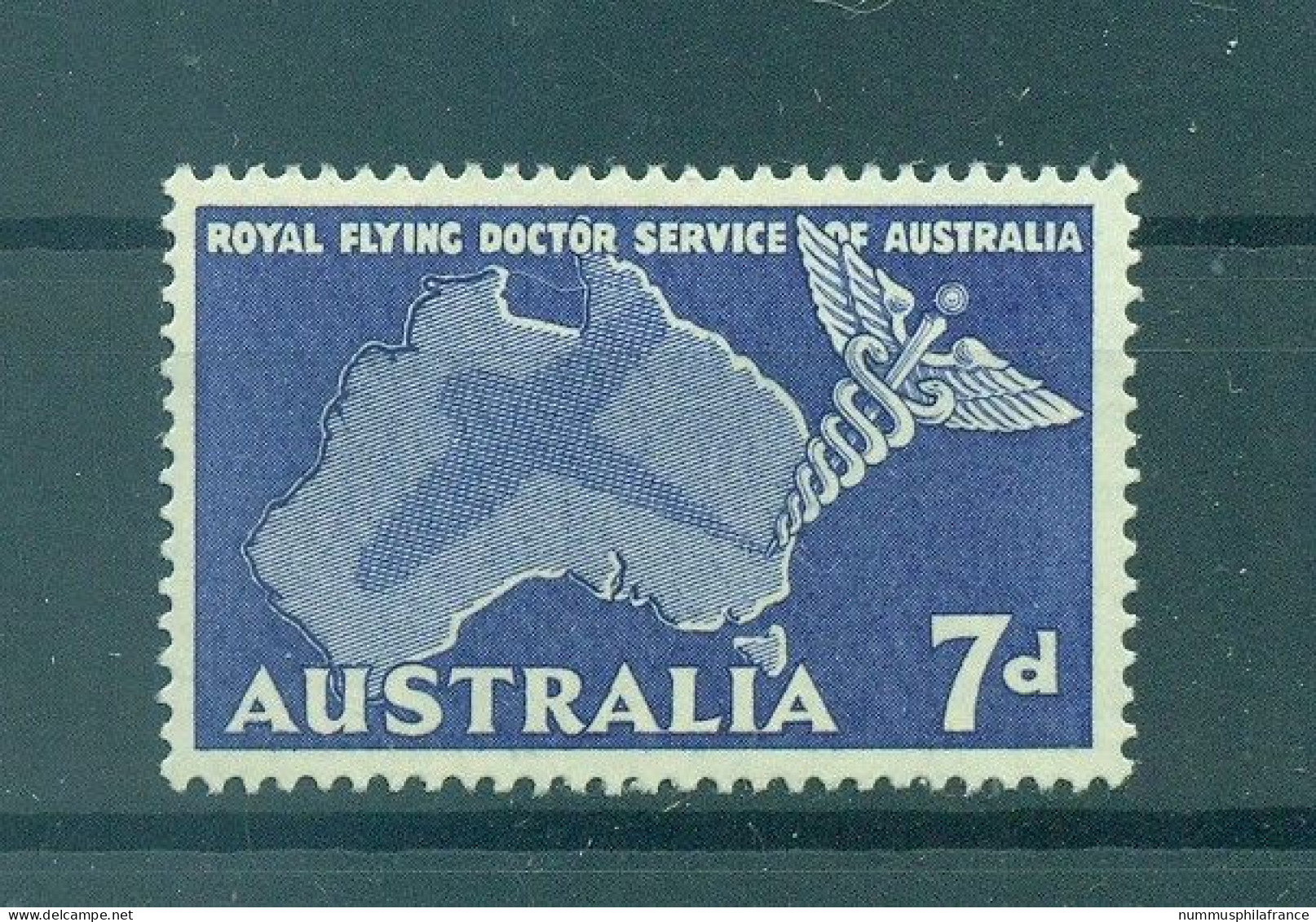 Australie 1957 - Y & T N. 9 Poste Aérienne - Service Du "Docteur Volant" (Michel N. 278) - Ongebruikt