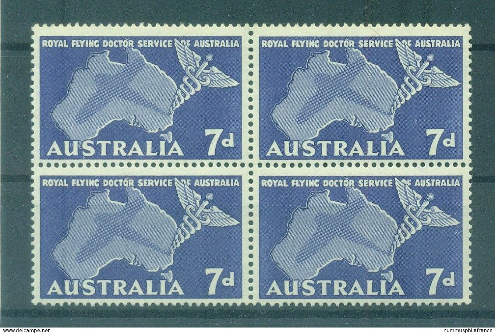 Australie 1957 - Y & T N. 9 Poste Aérienne - Service Du "Docteur Volant" (Michel N. 278) - Mint Stamps