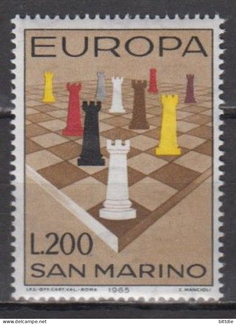 Europa/Cept, San Marino  842 , Xx  (U 8589) - 1965