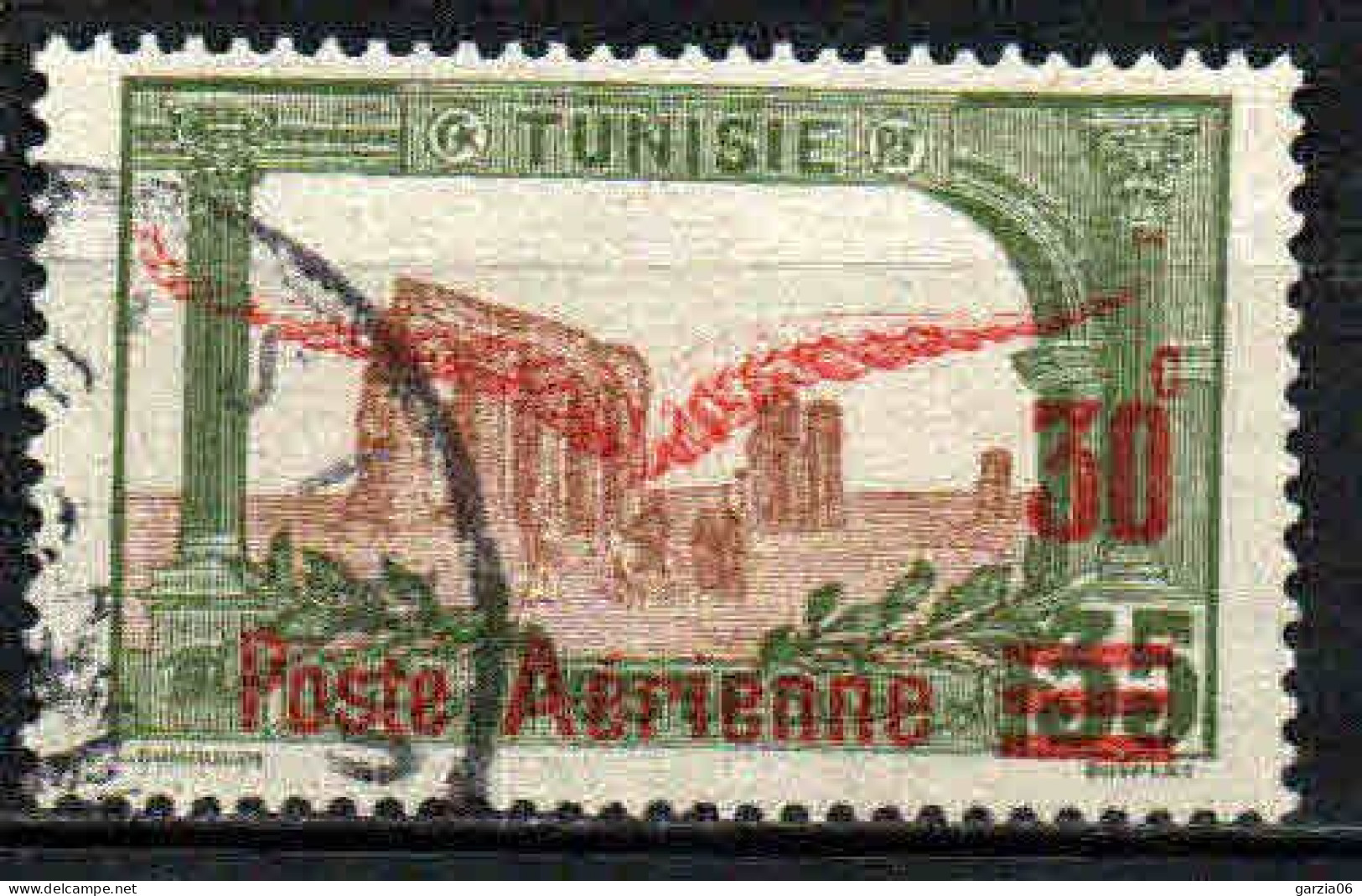 Tunisie  - 1919 - TP Surch  - PA  1  - Oblit - Used - Airmail