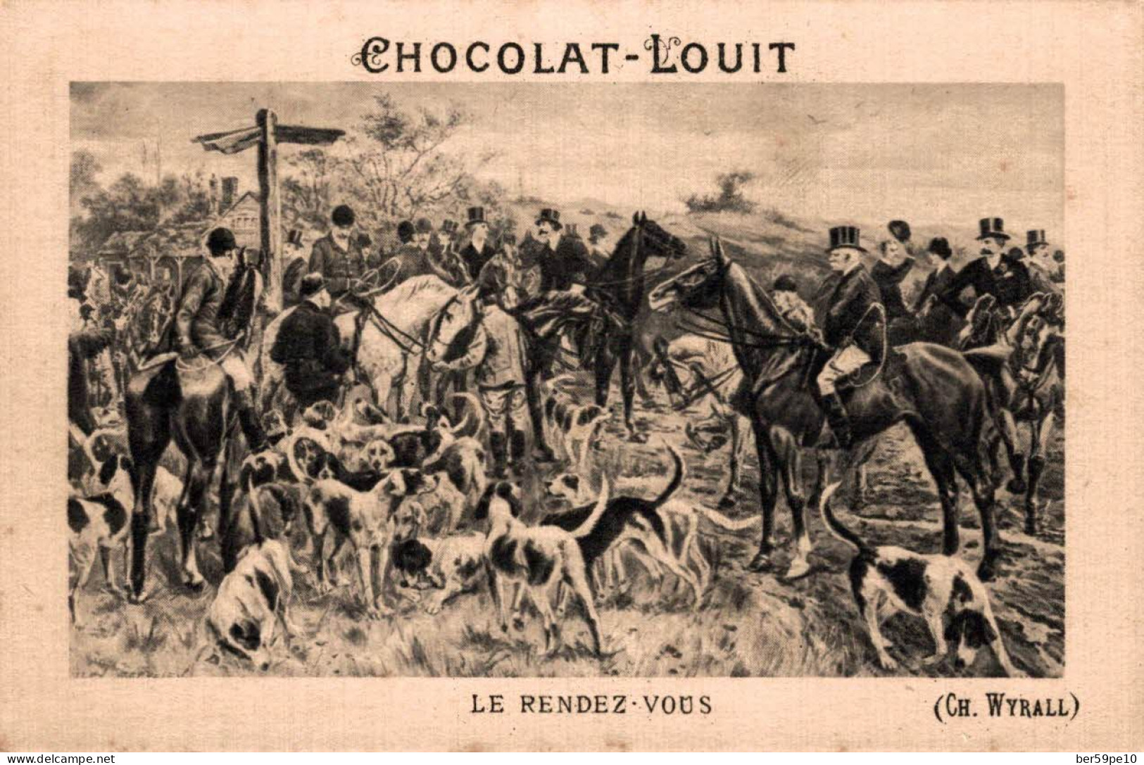 CHROMO CHOCOLAT LOUIT TAPIOCA LOUIT  LE RENDEZ-VOUS (CH. WYRALL) - Louit