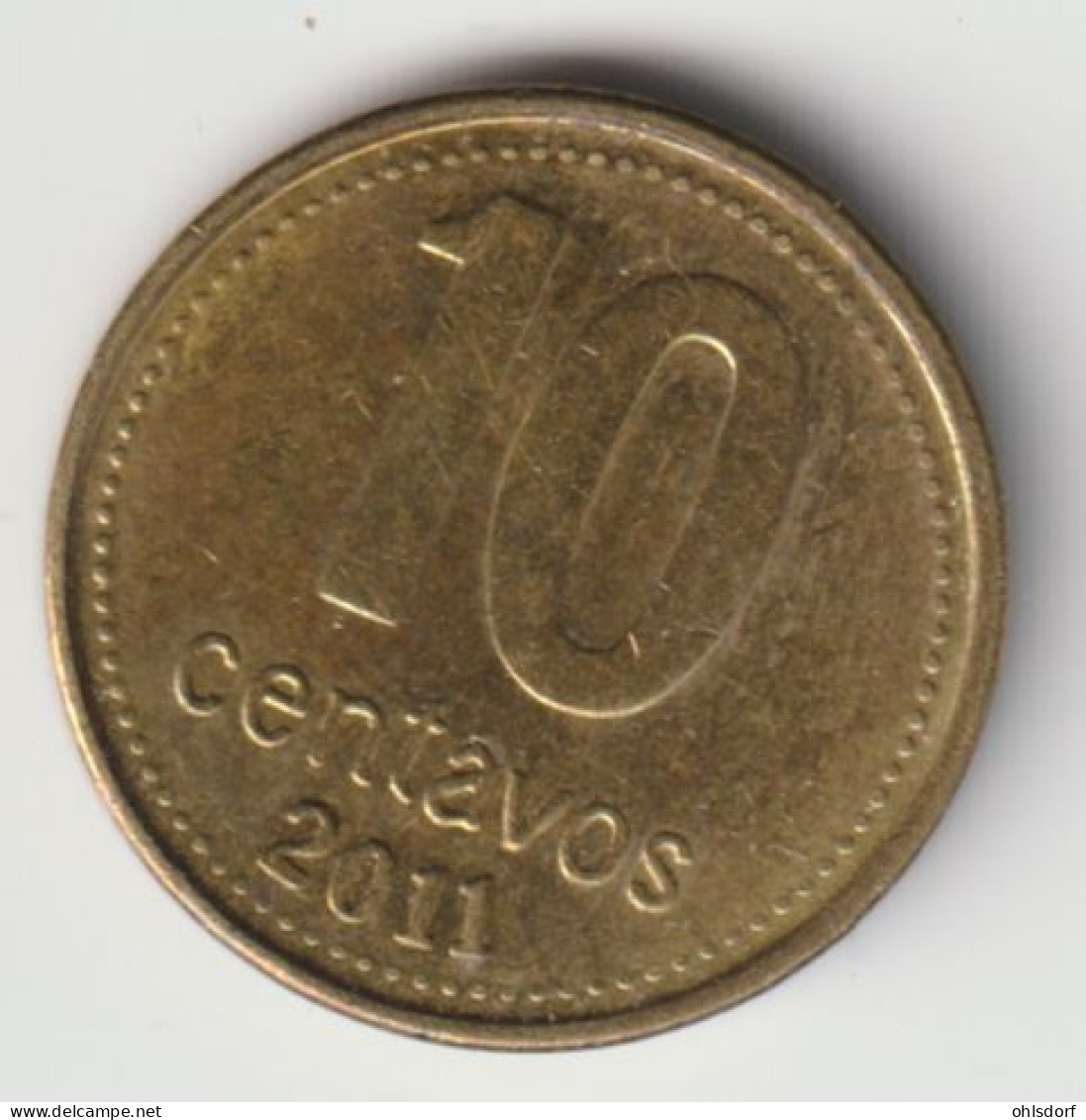 ARGENTINA 2011: 10 Centavos, KM 107a - Argentine