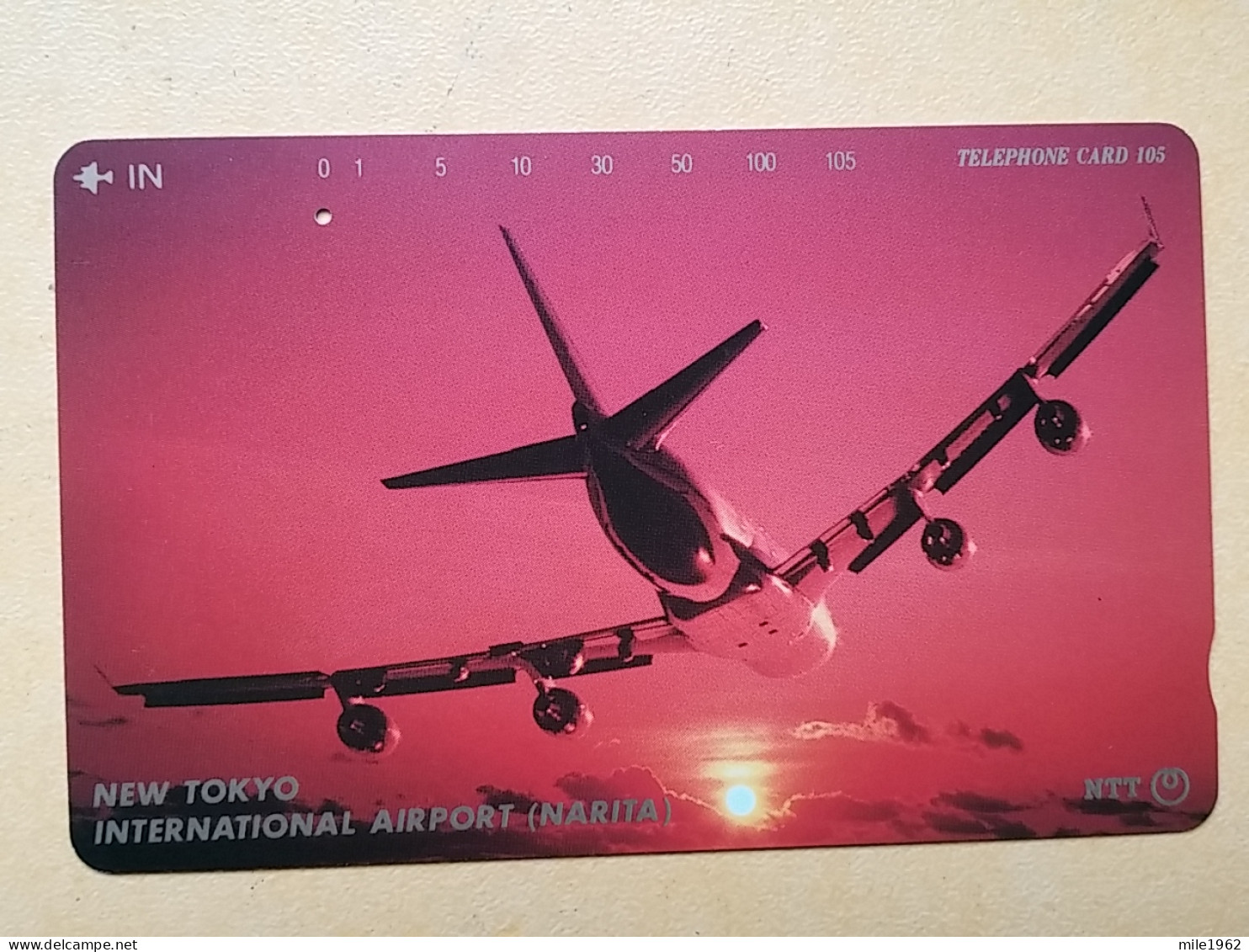 T-344 - JAPAN, TELECARD, PHONECARD,  Avion, Plane, Avio, NTT 251-351 - Flugzeuge