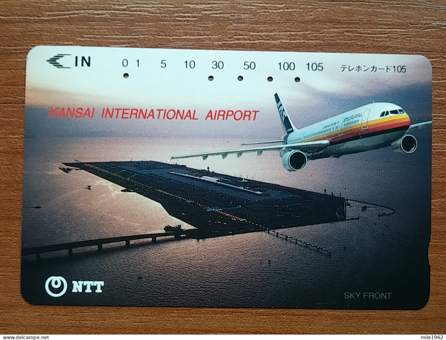 T-344 - JAPAN, TELECARD, PHONECARD,  Avion, Plane, Avio, NTT 331-365 - Flugzeuge