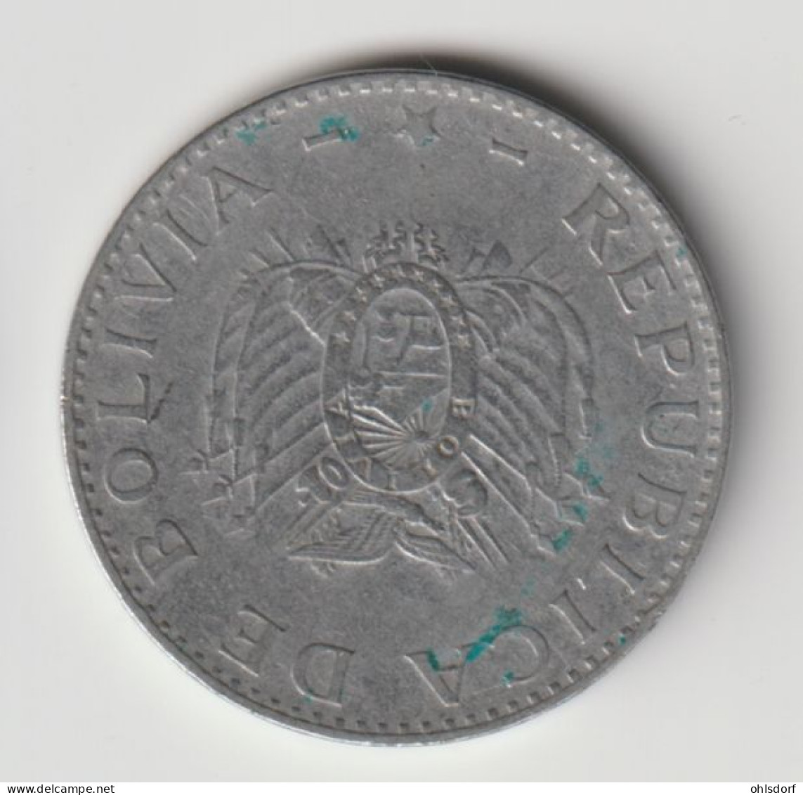 BOLIVIA 1997: 20 Centavos, KM 203 - Bolivia