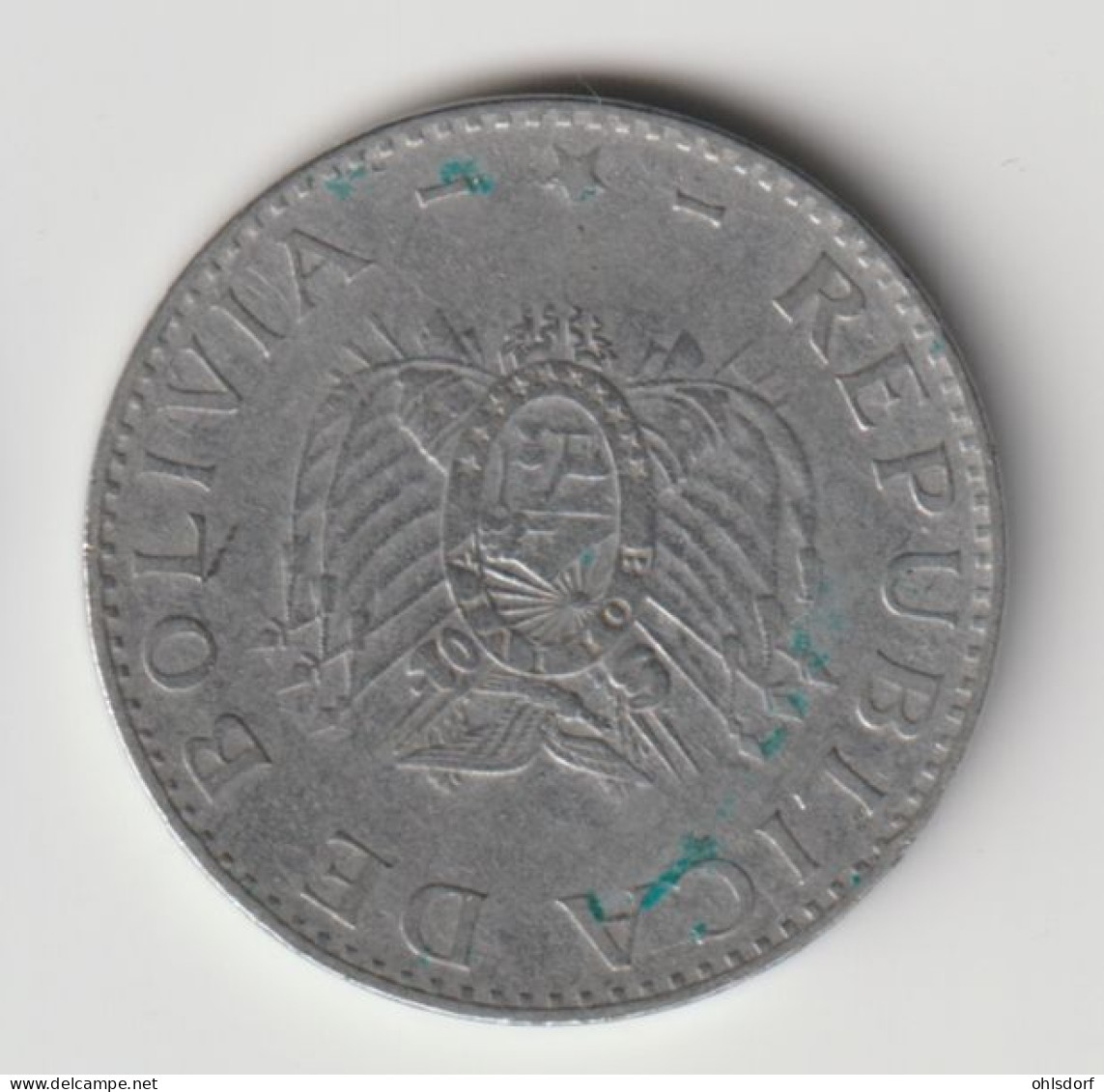 BOLIVIA 1997: 20 Centavos, KM 203 - Bolivie