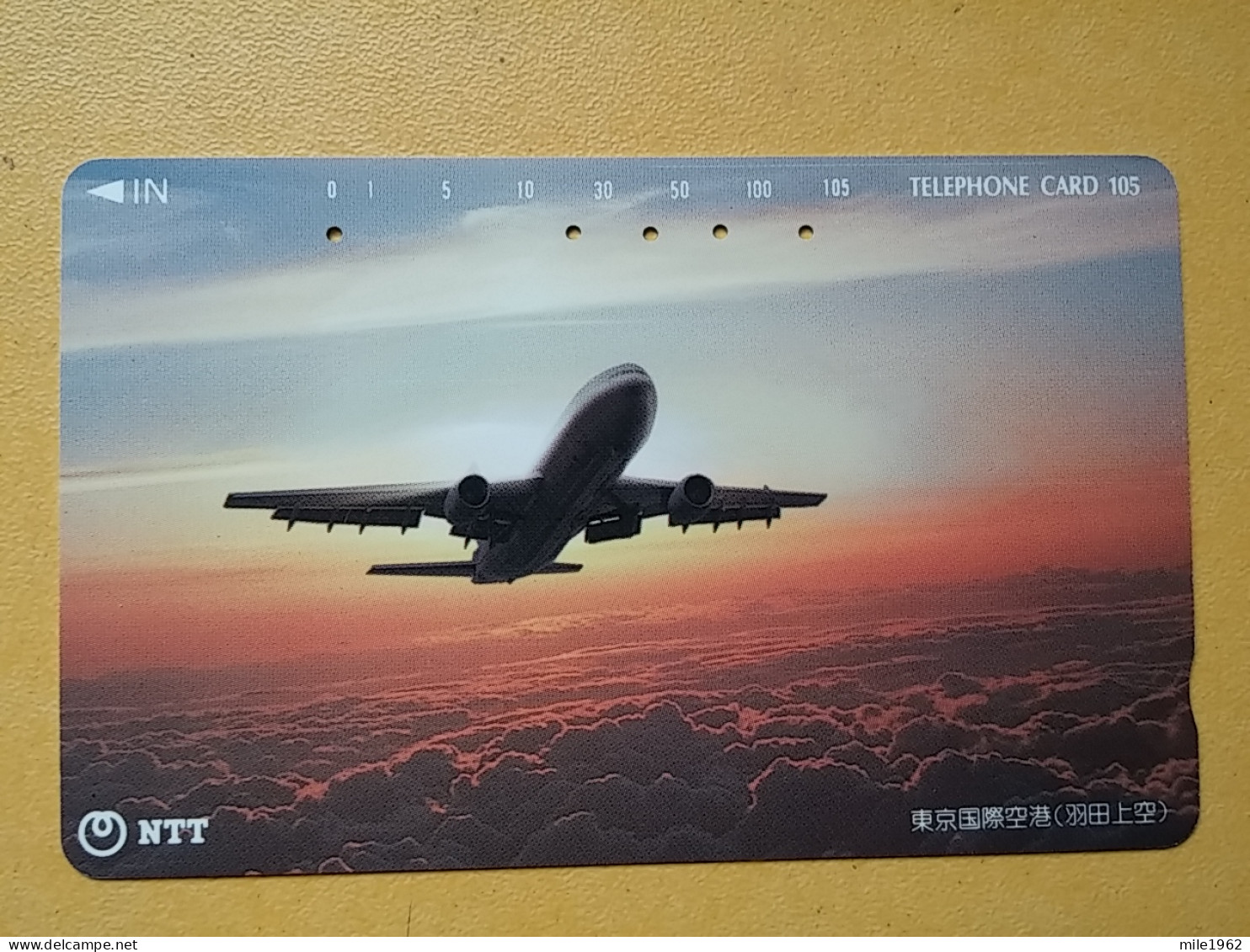 T-345 - JAPAN, TELECARD, PHONECARD,  Avion, Plane, Avio, NTT 231-208 - Flugzeuge