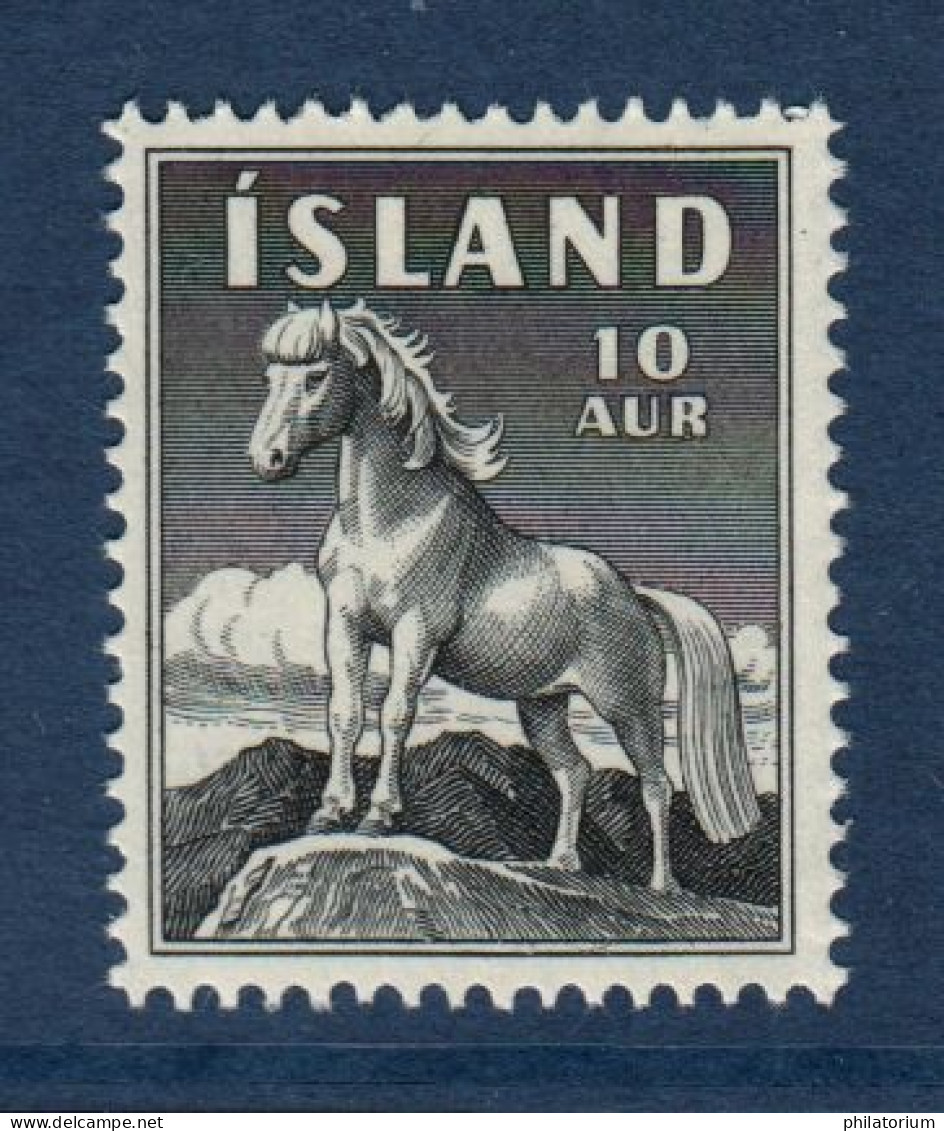 Islande, Island, **, Yv 283, Mi 325, Cheval, - Ungebraucht