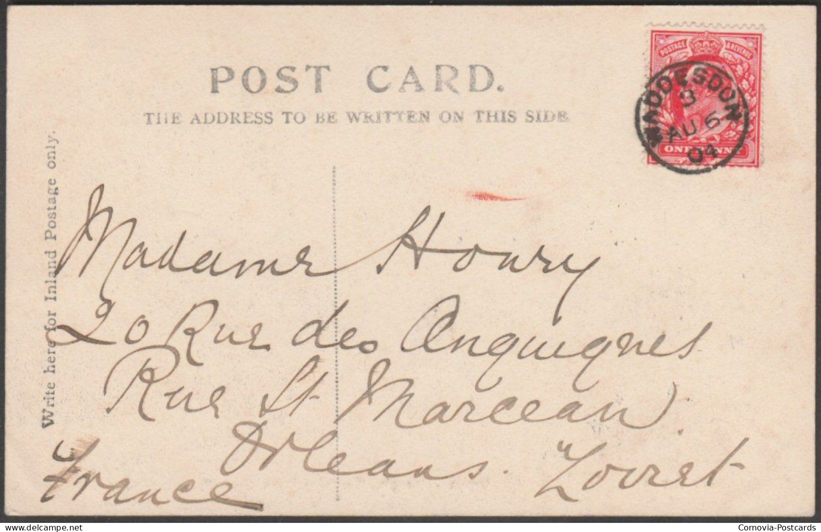 Wesleyan Church, Buckingham Street, Aylesbury, 1904 - Valentine's Postcard - Buckinghamshire