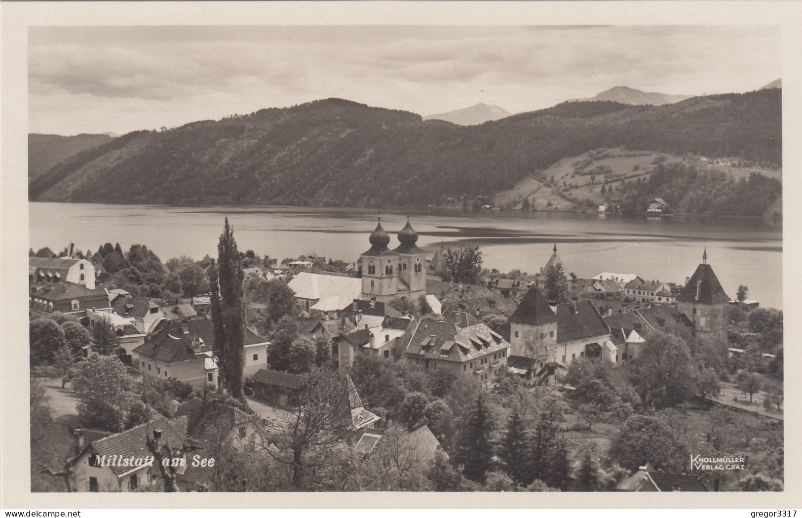 E1249) MILLSTATT MILLSTÄTTERSEE - FOTO AK - Blick über Häuser U. Stift ALT !! 1931 - Millstatt