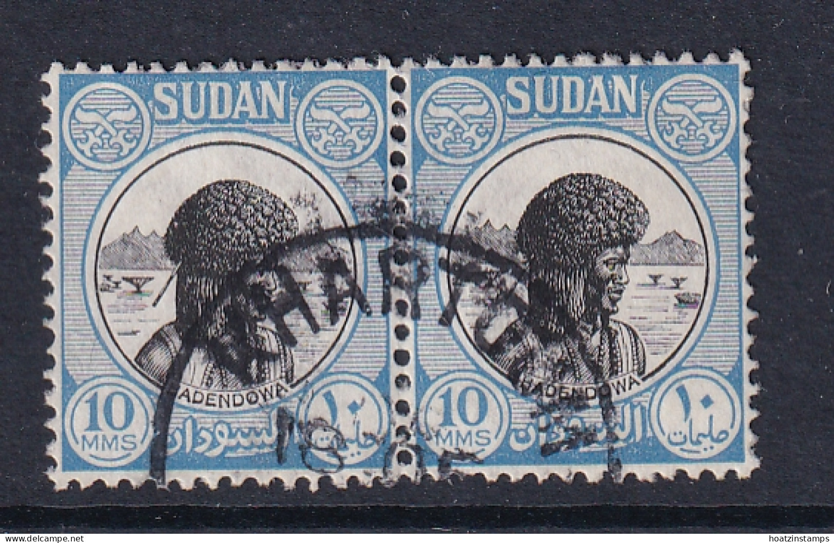 Sdn: 1951/61   Pictorial   SG128    10m   Used Pair  - Soudan (...-1951)