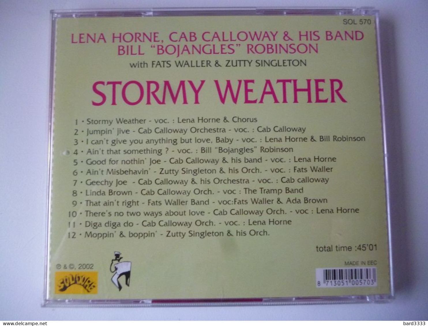 CD Stormy Weather - Colecciones Completas