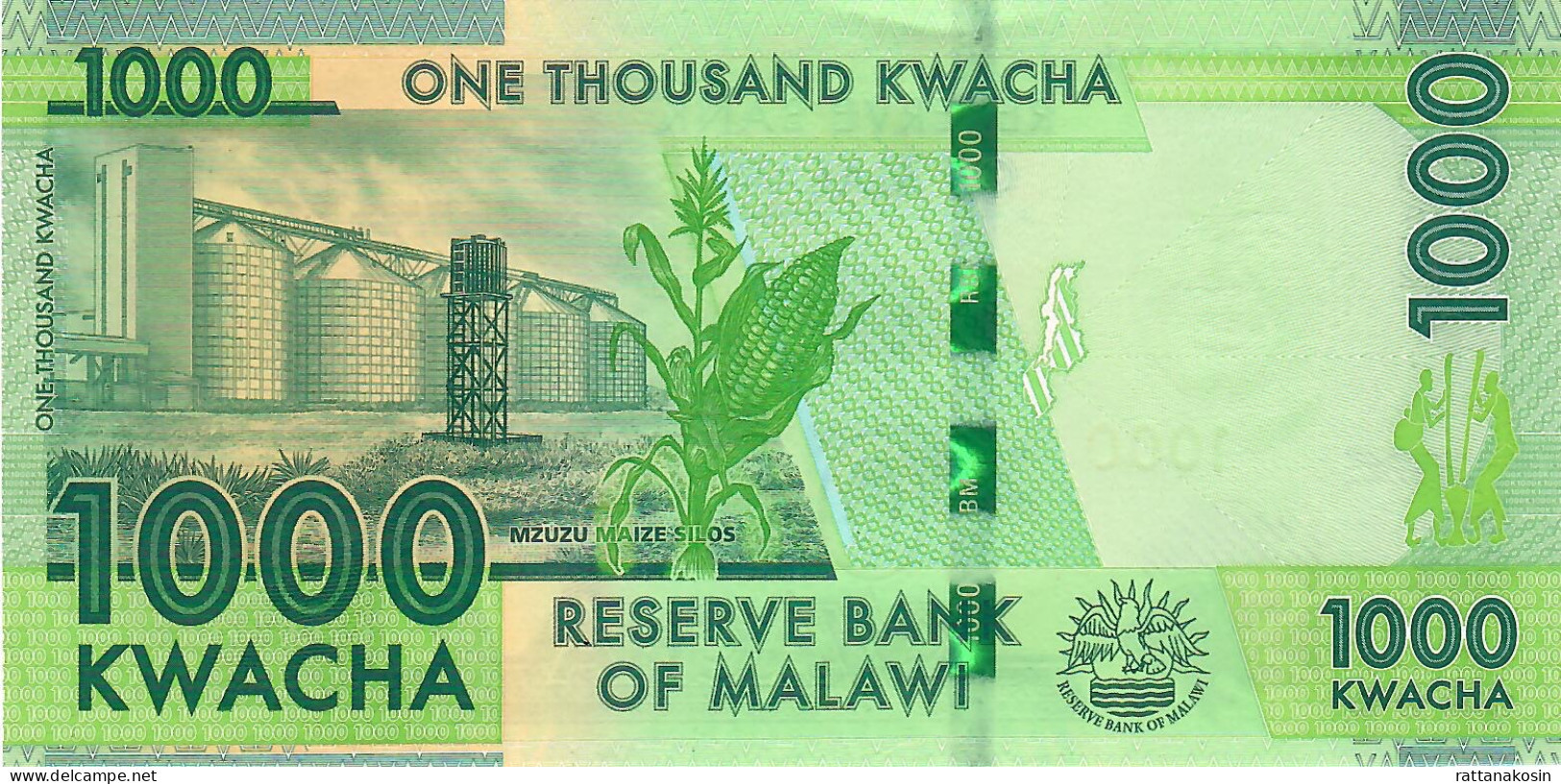 MALAWI P67f  1000 KWACHA 1.6.2021 #CW    UNC. - Malawi