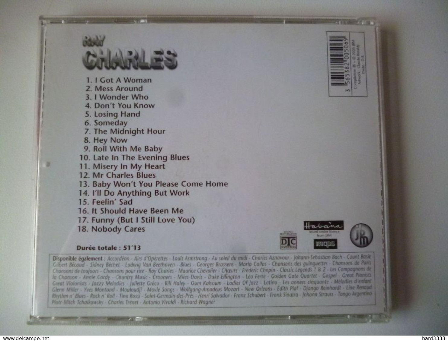 CD Ray Charles - Collections Complètes