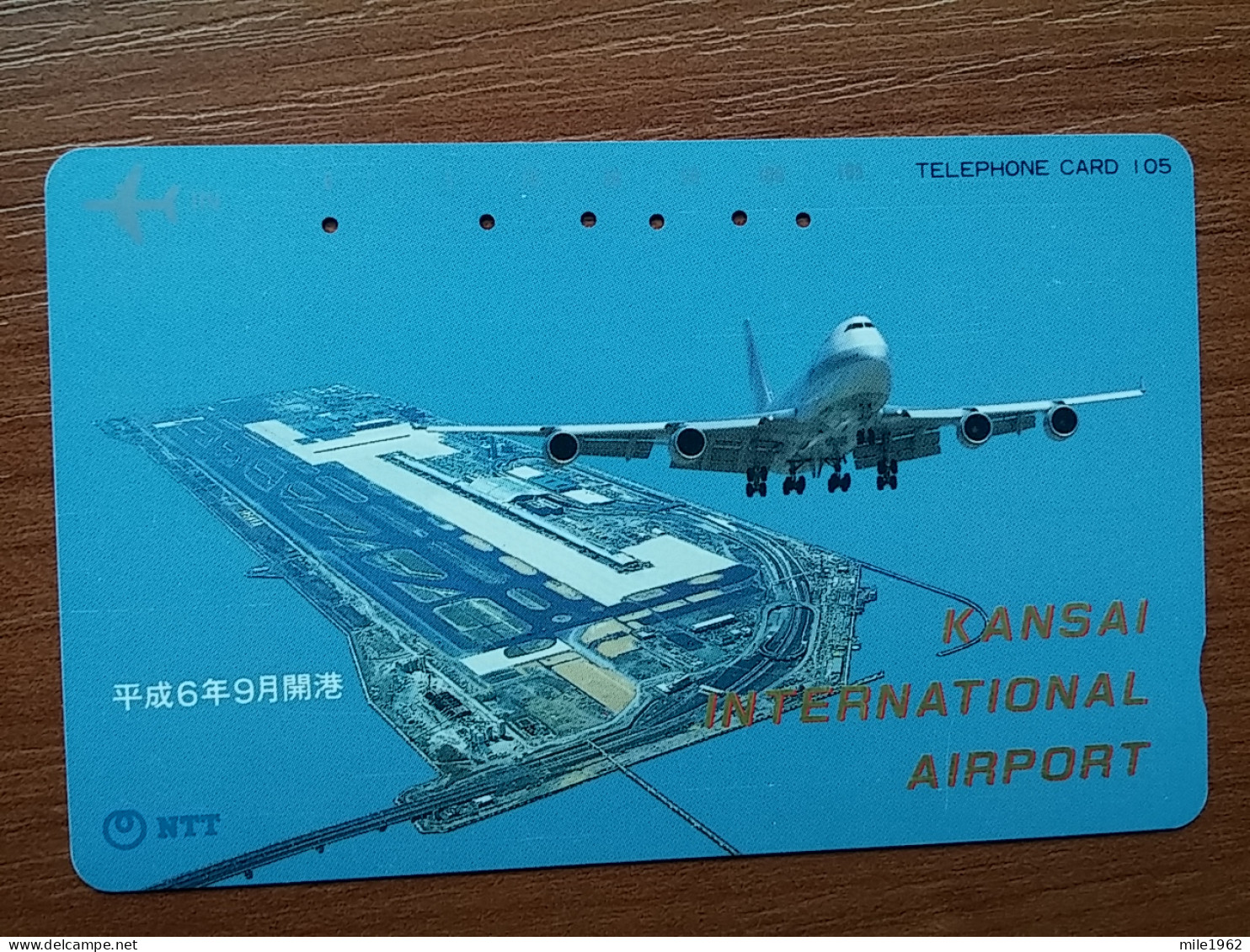 T-358 - JAPAN, Japon, Nipon, TELECARD, PHONECARD,  AVION, PLANE, AVIO, NTT 331-346 - Avions