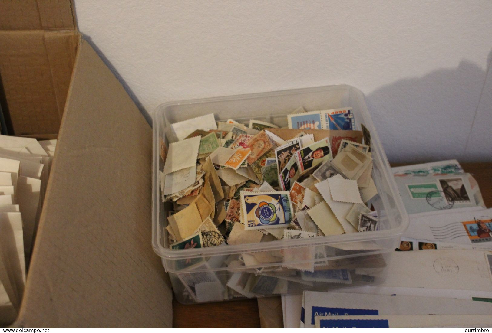 Lot De Timbres Et Courrier De Toute Provenance - Mezclas (min 1000 Sellos)