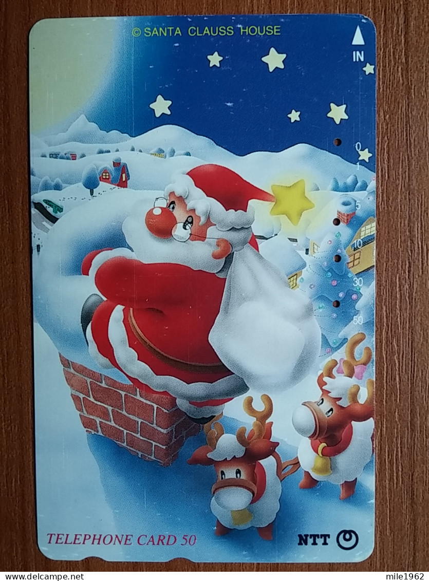 T-359 - JAPAN, Japon, Nipon, TELECARD, PHONECARD,  NTT 231-061, SANTA CLAUS, PERE NOEL - Christmas