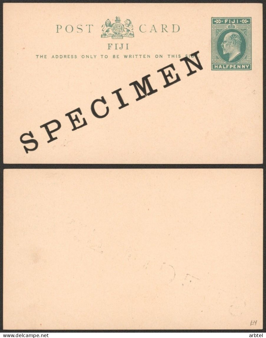 FIJI ENTERO POSTAL SPECIMEN - Fiji (...-1970)