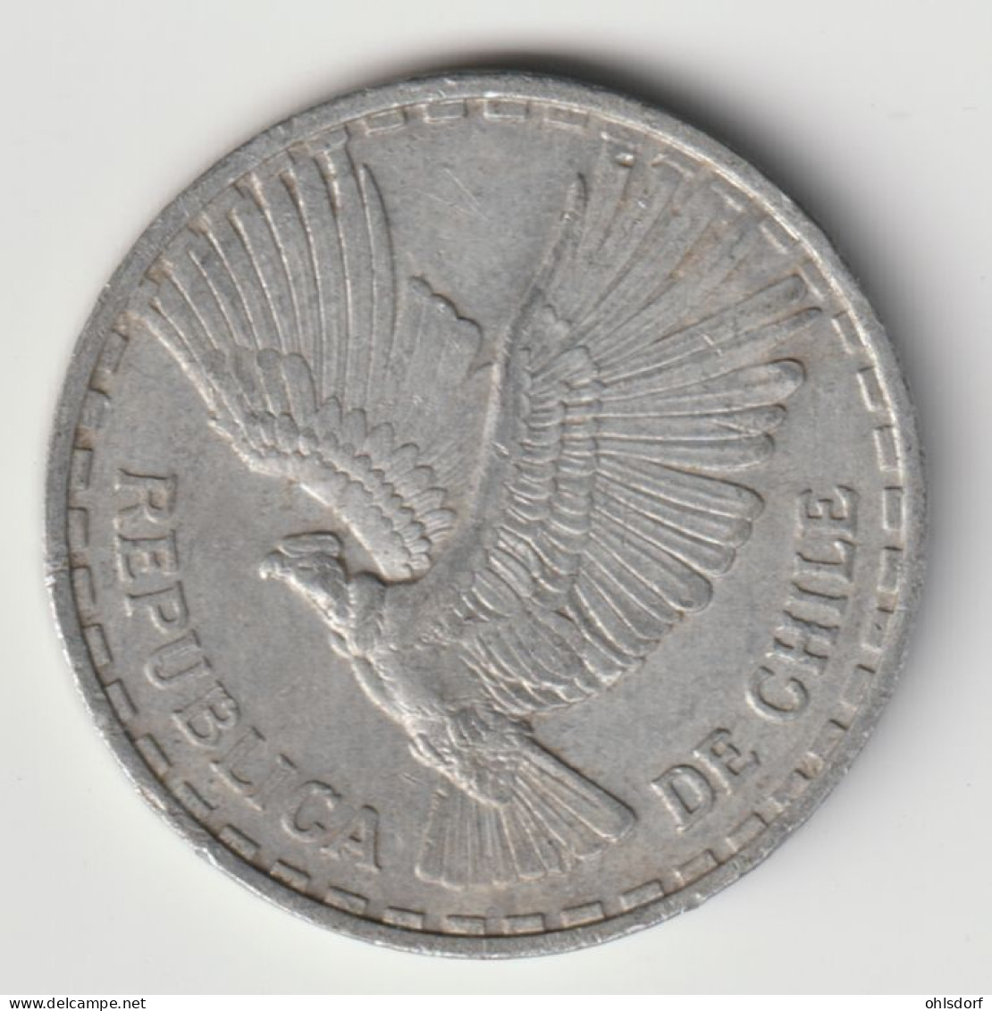 CHILE 1963: 1 Centesimo, KM 189 - Chile