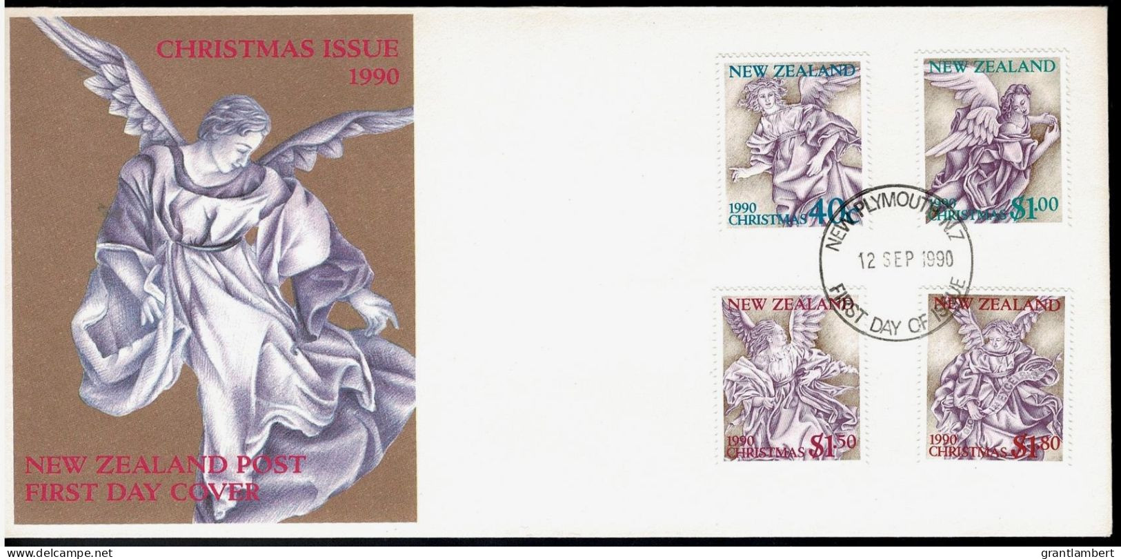 New Zealand 1990 Christmas FDC - FDC