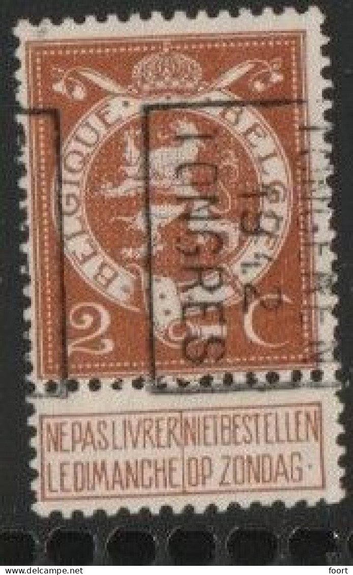 Tongeren  1912  Nr.  2071B - Rolstempels 1910-19